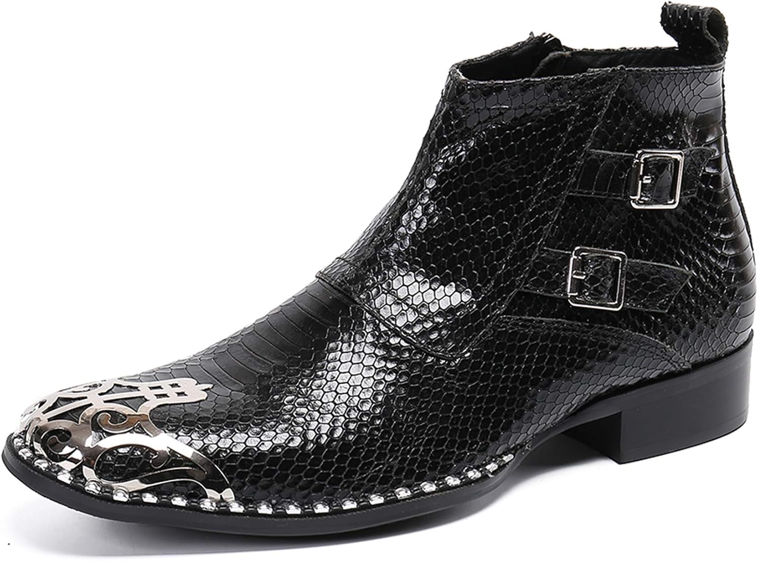 Мужские сапоги Santimon Mens Western, кожаные с молнией и металлическим носком, черного цвета
Мужские сапоги Santimon Mens Western, кожаные с молнией и металлическим носком, черного цвета