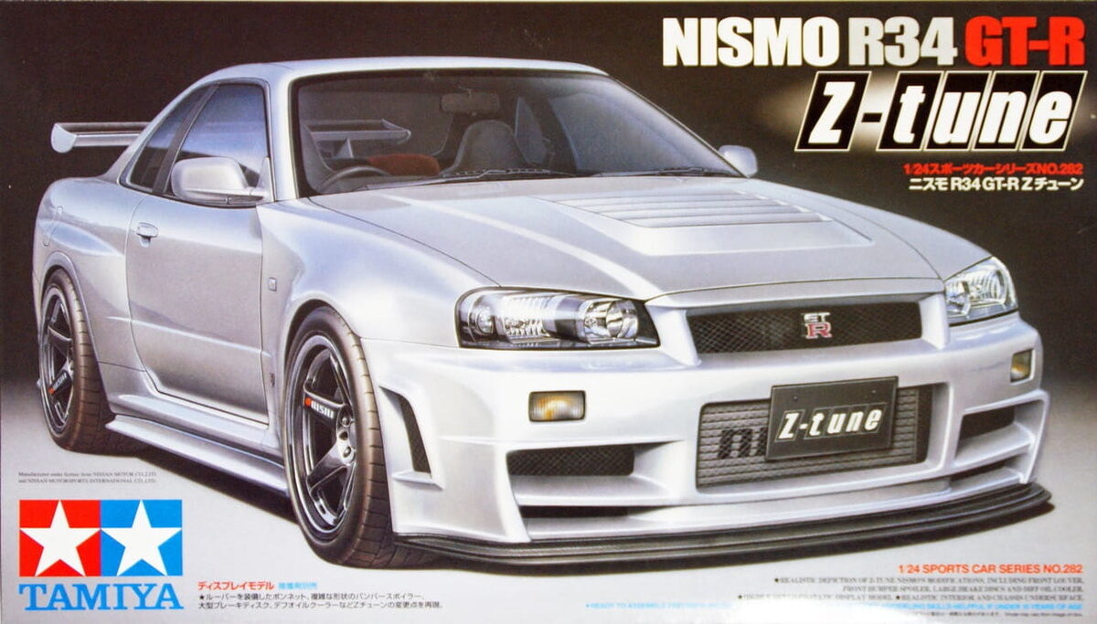 Tamiya 24282 1:24 Nismo R34 GT-R Z-Tune
Tamiya 24282 1:24 Nismo R34 GT-R Z-Tune
