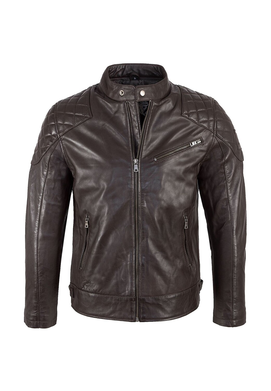 Кожаная куртка стандартного кроя Rock Creek, темно-коричневый
Кожаная куртка стандартного кроя Rock Creek, темно-коричневый