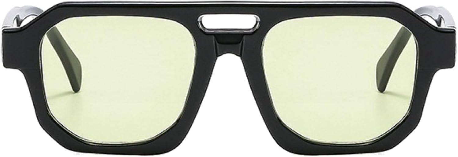 Ретро солнцезащитные очки с двойной перемычкой для женщин, многоугольные, квадратные, модные, сине-фиолетовые, мужские солнцезащитные очки с защитой от УФ-излучения UV400 mincl, Black Green
Ретро солнцезащитные очки с двойной перемычкой для женщин, многоугольные, квадратные, модные, сине-фиолетовые, мужские солнцезащитные очки с защитой от УФ-излучения UV400 mincl, Black Green