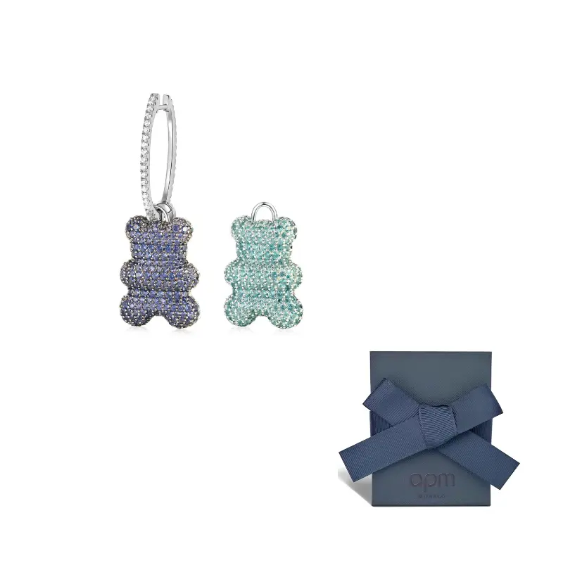 YUMMY 925 серебро серьги унисекс Apm Monaco, синий
YUMMY 925 серебро серьги унисекс Apm Monaco, синий