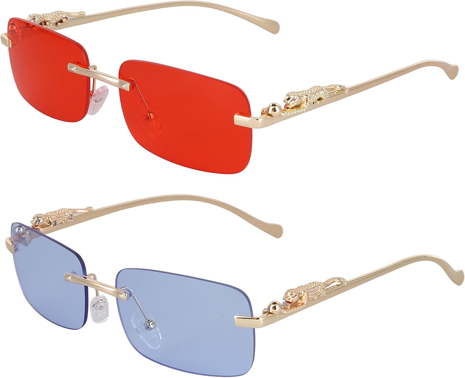 Безупречные солнцезащитные очки большого размера без оправы для женщин и мужчин. Прямоугольные модные солнцезащитные очки без оправы (2 шт.: красные и синие) FLAWLESS EYEWEAR, 2 Pack: Red and Blue
Безупречные солнцезащитные очки большого размера без оправы для женщин и мужчин. Прямоугольные модные солнцезащитные очки без оправы (2 шт.: красные и синие) FLAWLESS EYEWEAR, 2 Pack: Red and Blue