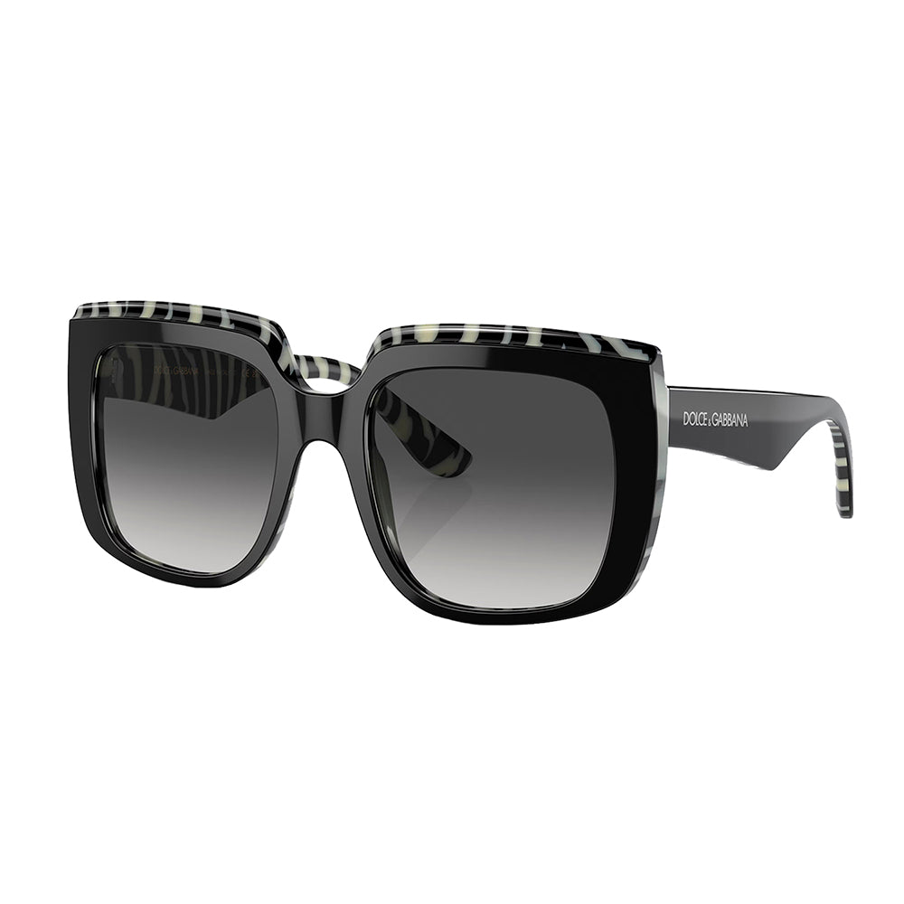 Солнцезащитные очки женские квадратные Dolce & Gabbana DG 4414 33728G 54 мм, цвет black on zebra
Солнцезащитные очки женские квадратные Dolce & Gabbana DG 4414 33728G 54 мм, цвет black on zebra