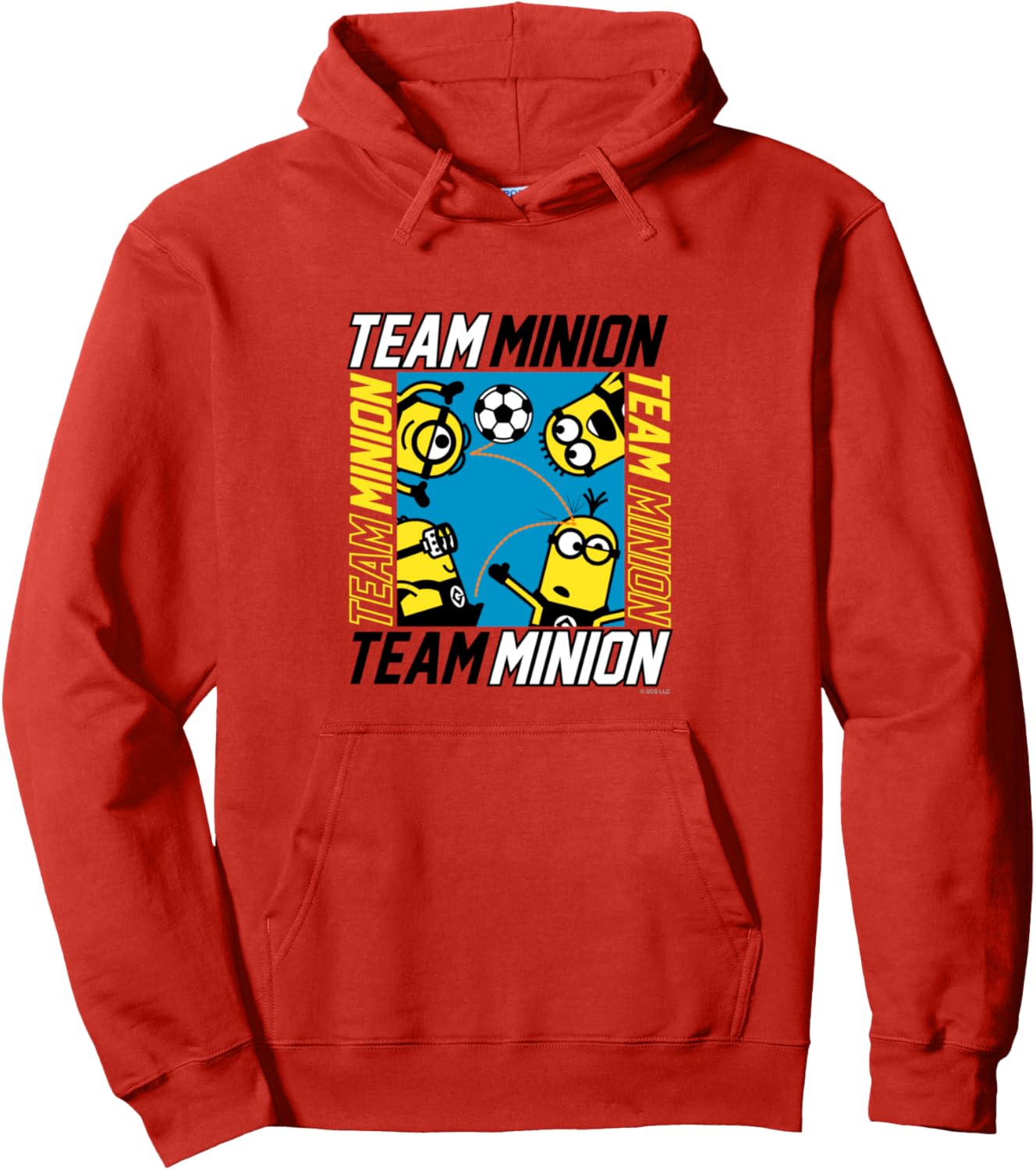 Худи с изображением команды миньонов Minions, красный
Худи с изображением команды миньонов Minions, красный