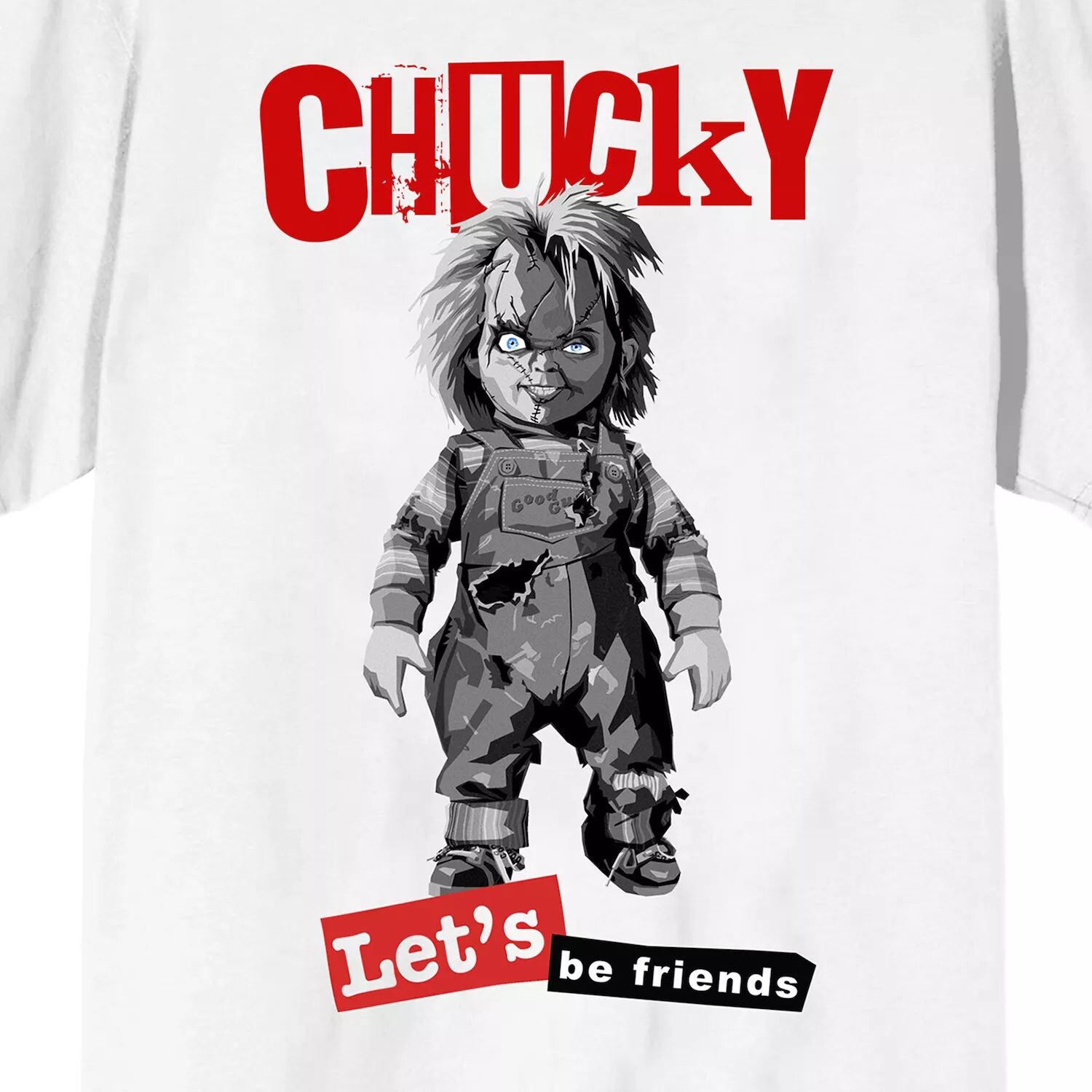 Мужская футболка Chucky Lets Be Friends Licensed Character
Мужская футболка Chucky Lets Be Friends Licensed Character