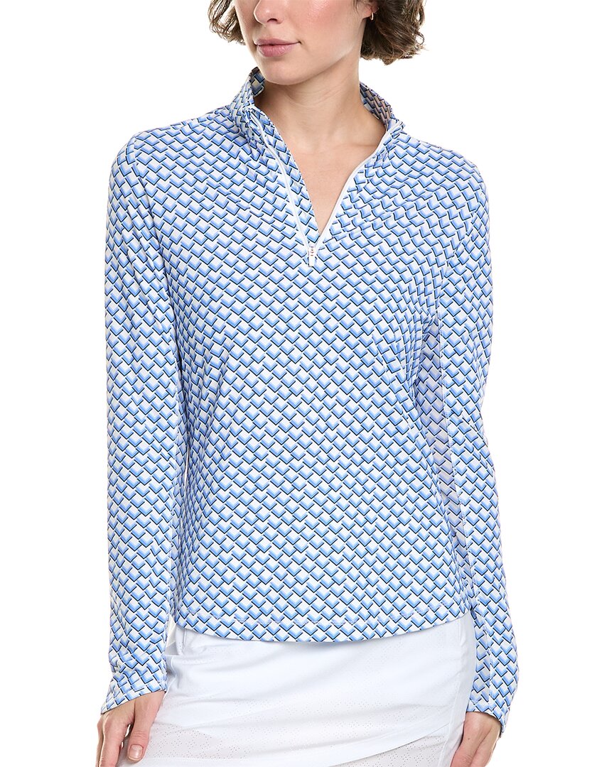 Пуловер Callaway с застежкой-молнией 1/4, синий
Пуловер Callaway с застежкой-молнией 1/4, синий