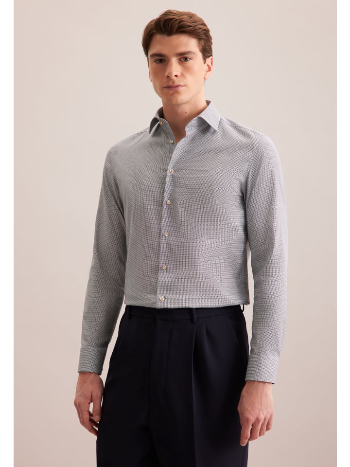 Рубашка Seidensticker, темно-синий
Рубашка Seidensticker, темно-синий