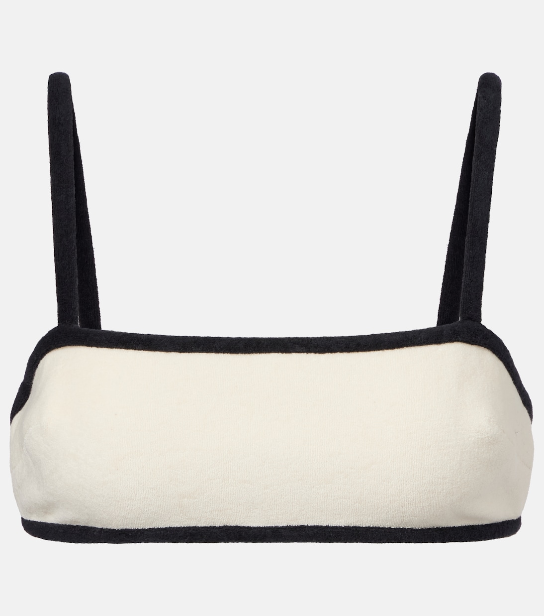 Бикини-топ из хлопкового махрового трикотажа Adriana Degreas, белый
Бикини-топ из хлопкового махрового трикотажа Adriana Degreas, белый