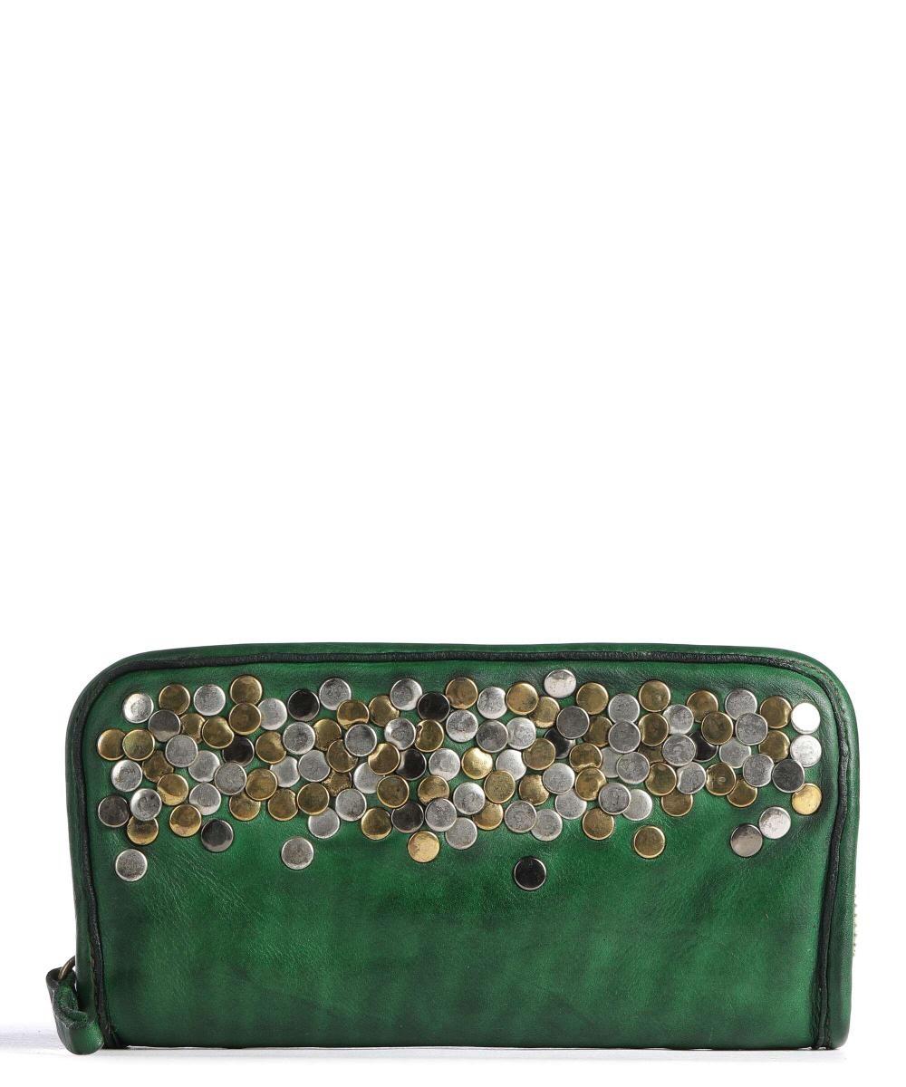Кошелек из мелкозернистой яловой кожи. Campomaggi, зеленый
Кошелек из мелкозернистой яловой кожи. Campomaggi, зеленый