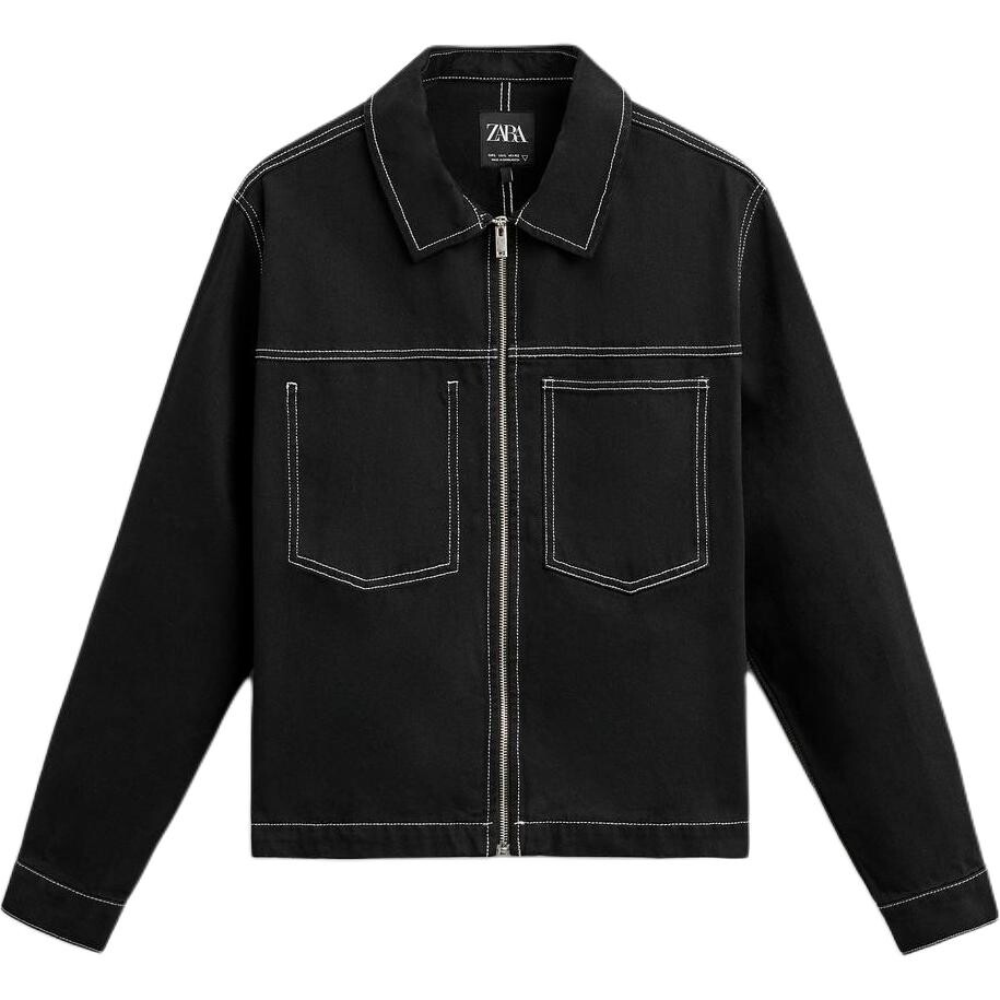 Куртка мужская черный Zara 
Куртка мужская черный Zara