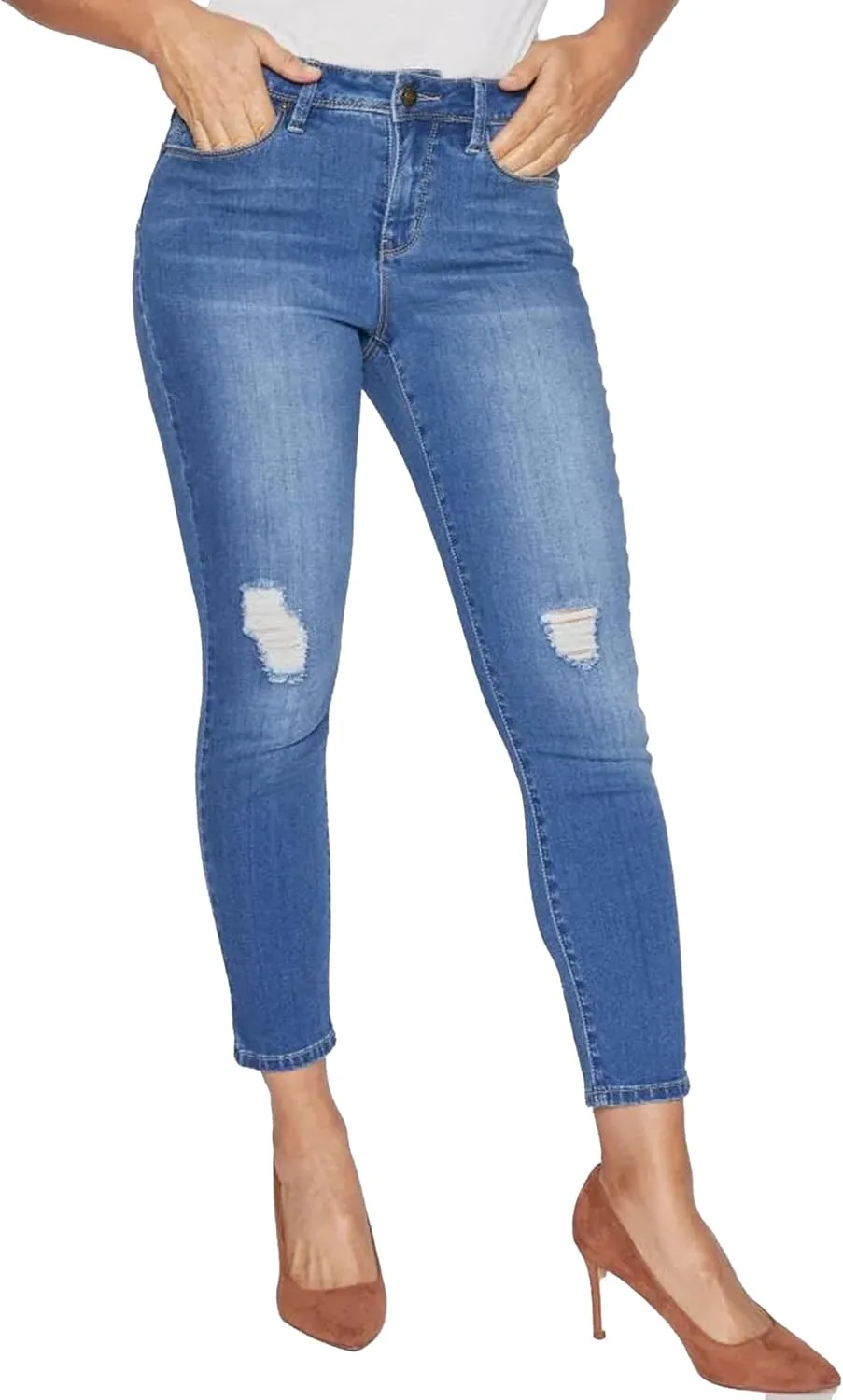 Royalty for Me Women's Petite Tummy Control Classic Skinny Jean
Royalty for Me Women's Petite Tummy Control Classic Skinny Jean