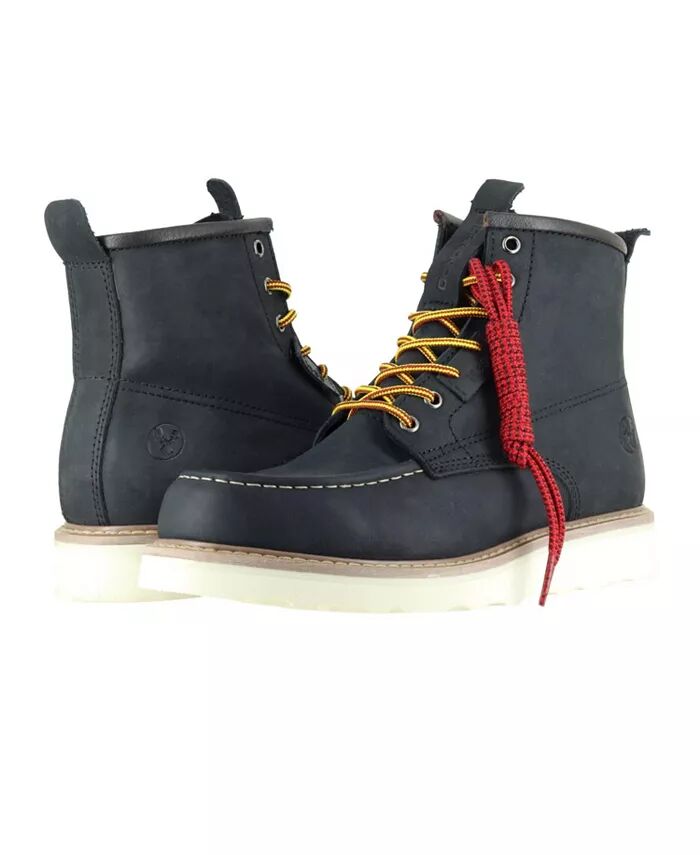 Мужские рабочие ботинки Moc Toe 6– Ботинки на танкетке со стальным носком – Подошва Vibram EVA – Рейтинг EH Berrendo, черный
Мужские рабочие ботинки Moc Toe 6– Ботинки на танкетке со стальным носком – Подошва Vibram EVA – Рейтинг EH Berrendo, черный