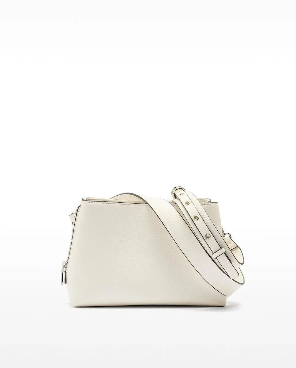 Женская сумка-бандо с двойным эффектом и молнией на гладкой поверхности Parfois, белый
Женская сумка-бандо с двойным эффектом и молнией на гладкой поверхности Parfois, белый