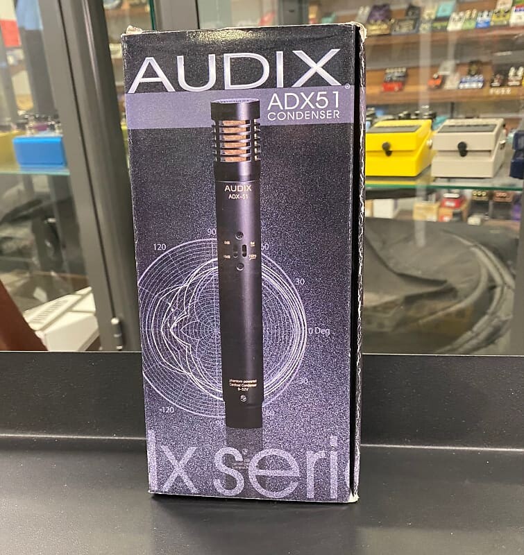 Конденсаторный микрофон Audix ADX51 Small Diaphragm Condenser Microphone
Конденсаторный микрофон Audix ADX51 Small Diaphragm Condenser Microphone