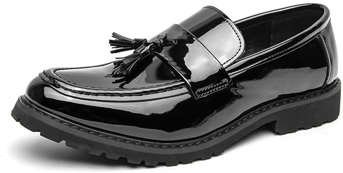 Мужские лакированные деловые броги с кисточками, туфли-оксфорды без шнурков, классические и элегантные Waolsu, черный
Мужские лакированные деловые броги с кисточками, туфли-оксфорды без шнурков, классические и элегантные Waolsu, черный