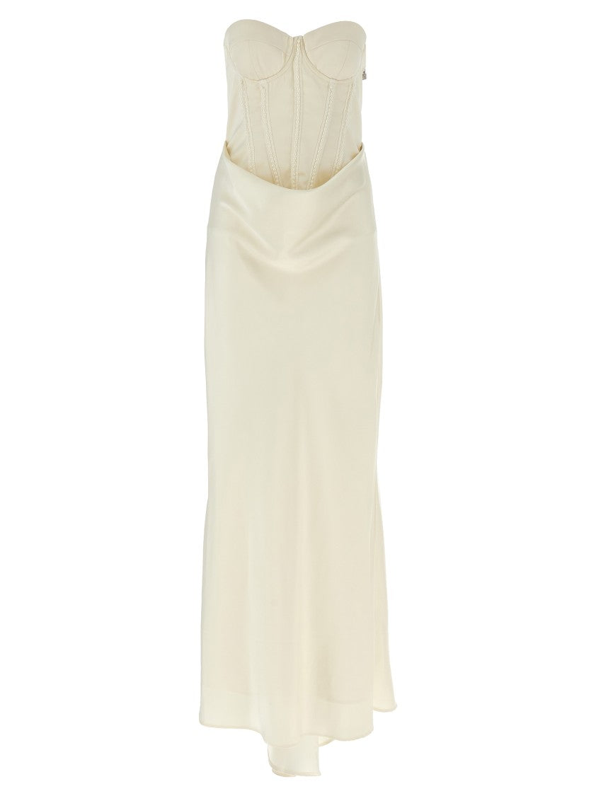 Длинное платье с эффектом шелка и корсетом на подкладке Rotate Birger Christensen, Neutrals
Длинное платье с эффектом шелка и корсетом на подкладке Rotate Birger Christensen, Neutrals