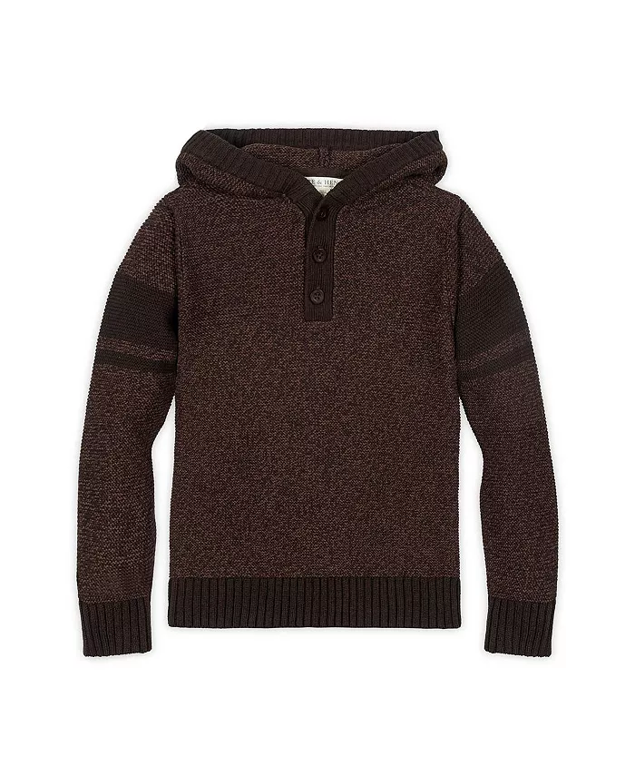 Органический свитер с длинными рукавами и капюшоном для мальчиков младшего и старшего возраста Hope & Henry, коричневый
Органический свитер с длинными рукавами и капюшоном для мальчиков младшего и старшего возраста Hope & Henry, коричневый