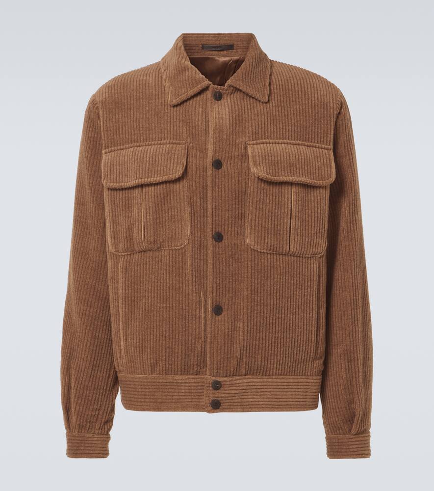 Блузон из шерсти и кашемирового вельвета Giorgio Armani, Dark Earth
Блузон из шерсти и кашемирового вельвета Giorgio Armani, Dark Earth