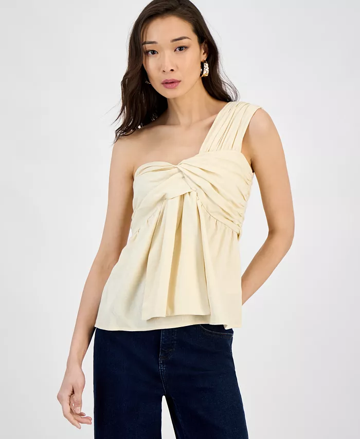 Женский топ с асимметричным вырезом и драпировкой на одно плечо I.N.C. International Concepts, коричневый/бежевый
Женский топ с асимметричным вырезом и драпировкой на одно плечо I.N.C. International Concepts, коричневый/бежевый