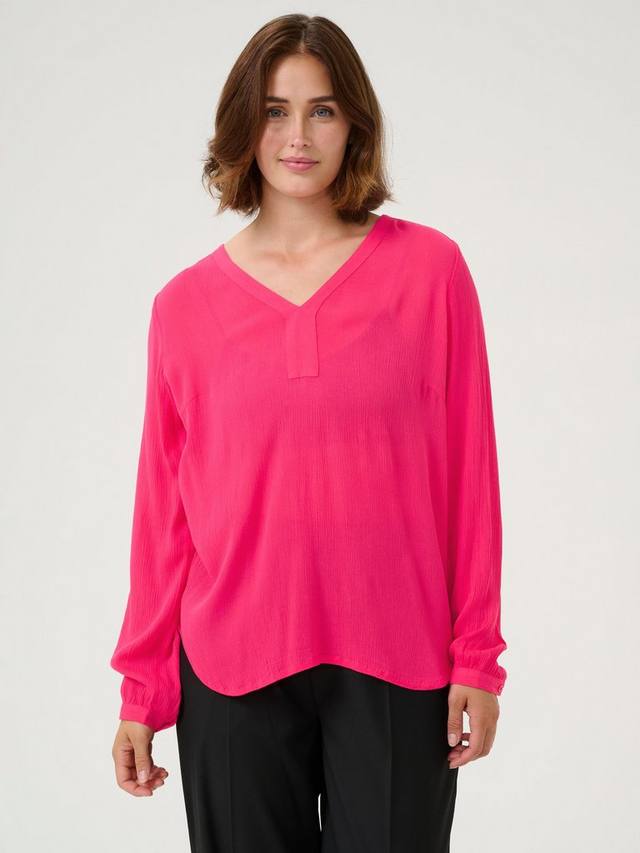 Янтарный топ с v-образным вырезом и длинным рукавом KAFFE, цвет Raspberry
Янтарный топ с v-образным вырезом и длинным рукавом KAFFE, цвет Raspberry