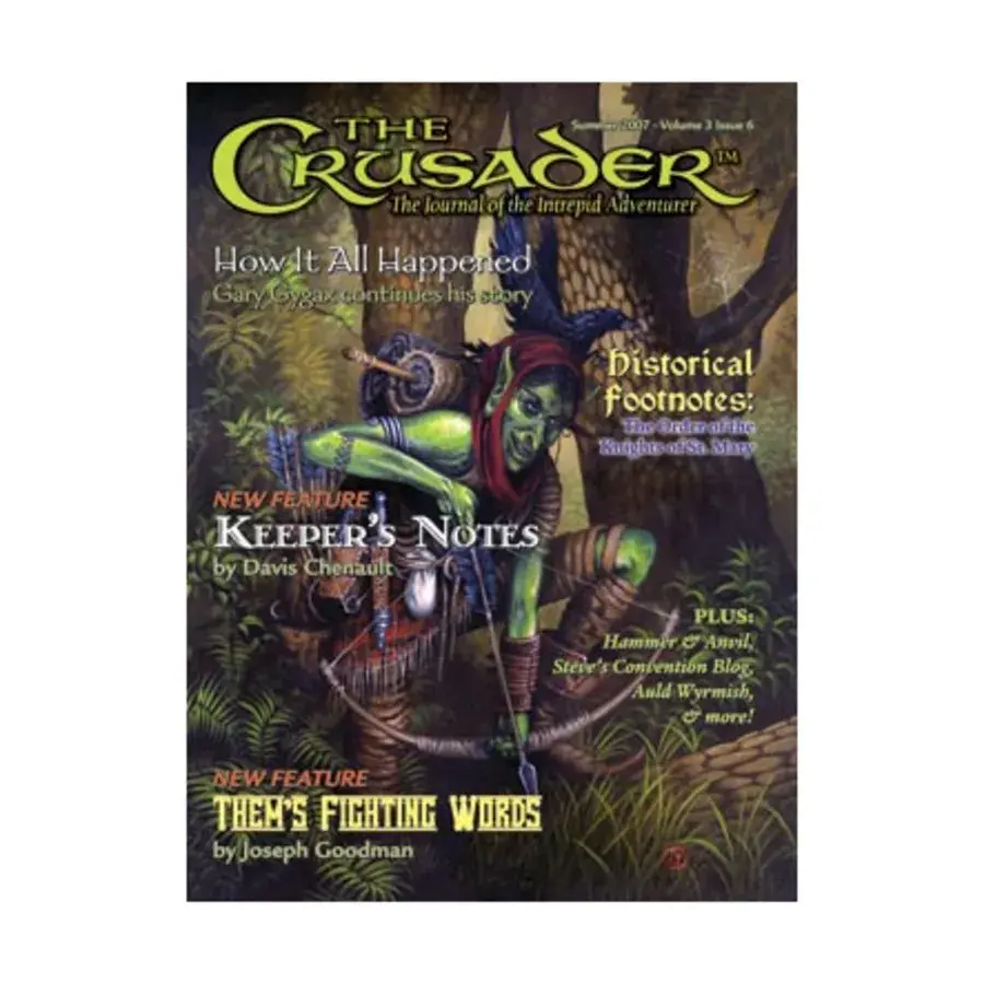 Журнал #6 "The Order of the Knights of St. Mary Angry Gamer, Hammer & Anvil", Crusader - The Journal of the Intrepid Adventurer
Журнал #6 "The Order of the Knights of St. Mary Angry Gamer, Hammer & Anvil", Crusader - The Journal of the Intrepid Adventurer