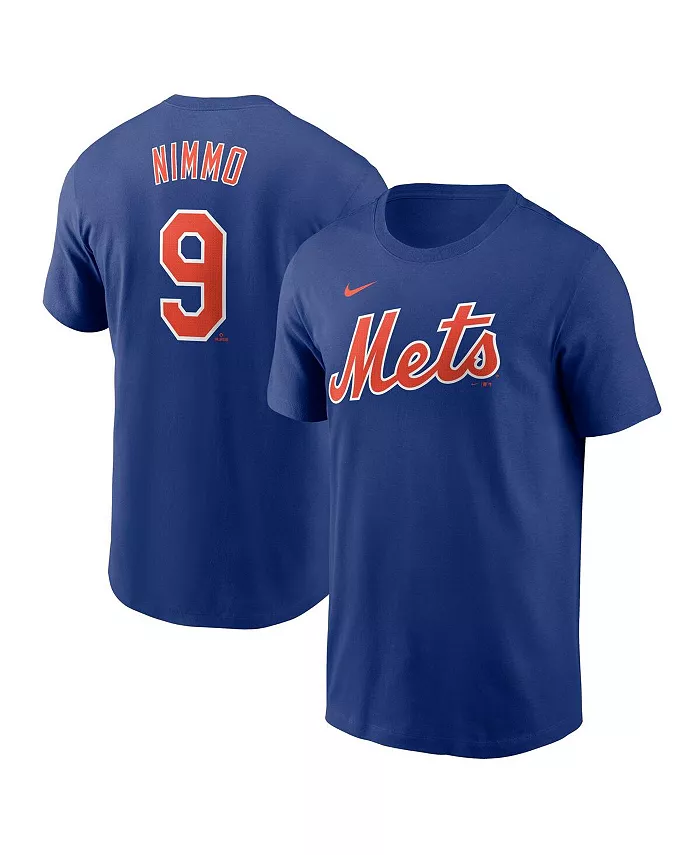 Мужская футболка Brandon Nimmo Royal New York Mets Fuse с именем и номером Nike
Мужская футболка Brandon Nimmo Royal New York Mets Fuse с именем и номером Nike