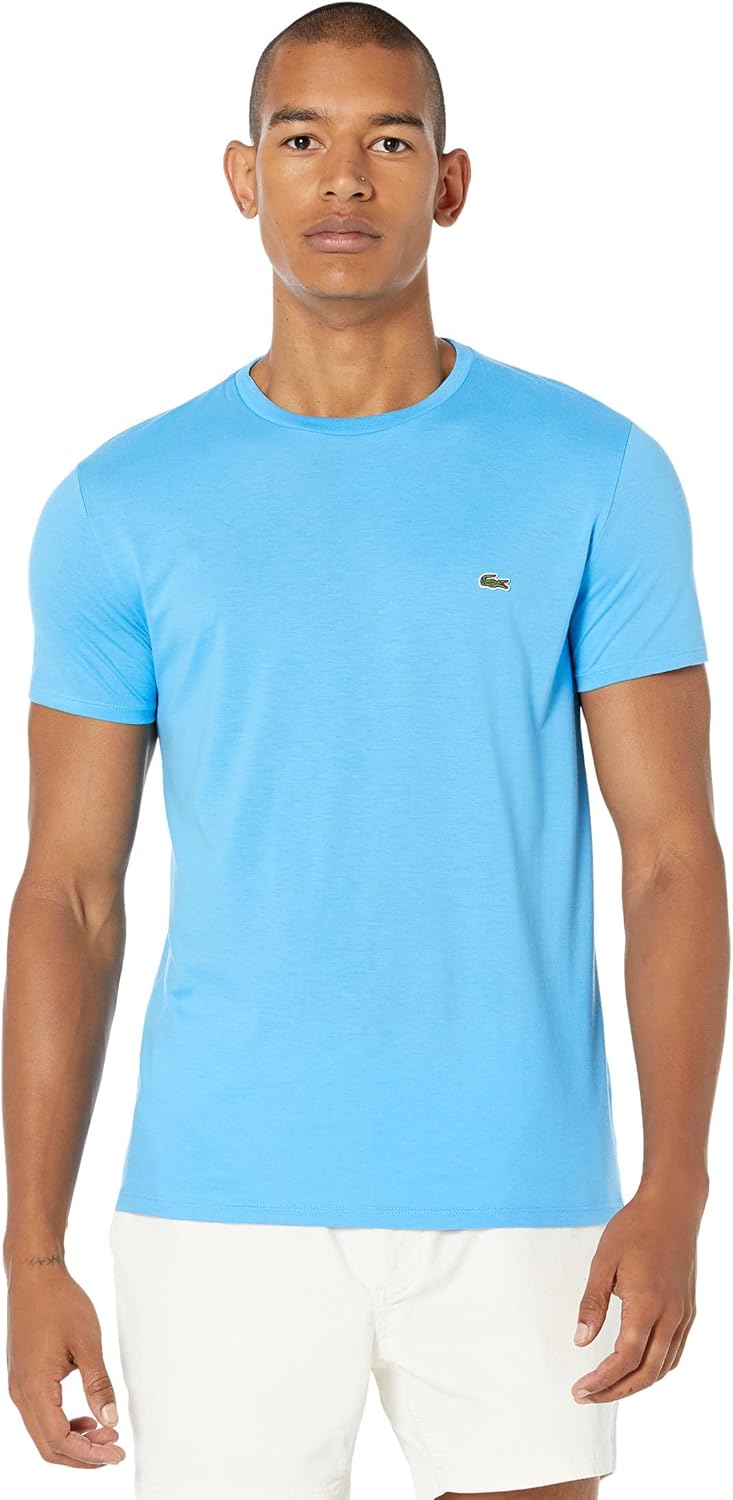 Мужская футболка Lacoste с коротким рукавом и круглым вырезом из джерси Pima, Argentine Blue, Синий, Мужская футболка Lacoste с коротким рукавом и круглым вырезом из джерси Pima, Argentine Blue
Мужская футболка Lacoste с коротким рукавом и круглым вырезом из джерси Pima, Argentine Blue, Синий, Мужская футболка Lacoste с коротким рукавом и круглым вырезом из джерси Pima, Argentine Blue