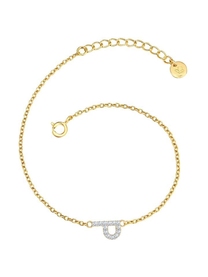 Glanzstücke München Браслет с буквой P из стерлингового серебра с кубическим цирконием в оправе из желтого золота
Glanzstücke München Браслет с буквой P из стерлингового серебра с кубическим цирконием в оправе из желтого золота