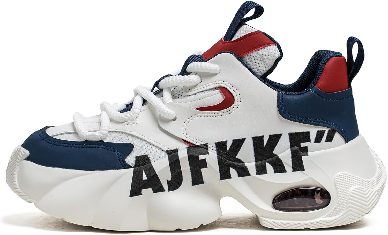 Мужские массивные кроссовки на платформе с дышащей сеткой, шнуровкой, для ходьбы, комбинированные повседневные обувь из ПУ Lanverth, синий
Мужские массивные кроссовки на платформе с дышащей сеткой, шнуровкой, для ходьбы, комбинированные повседневные обувь из ПУ Lanverth, синий