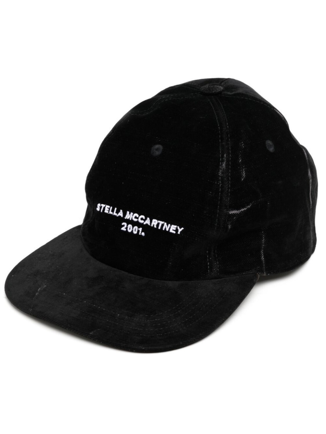Stella McCartney джинсовая бейсболка с вышитым логотипом (2001 год), черный
Stella McCartney джинсовая бейсболка с вышитым логотипом (2001 год), черный