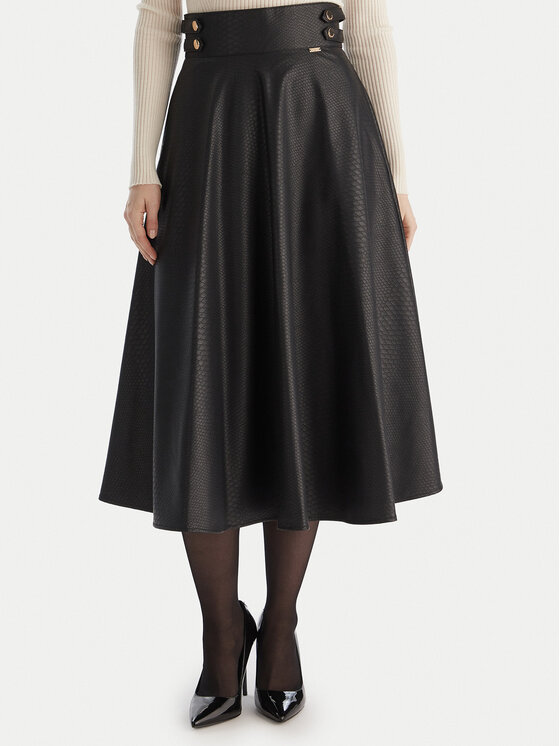 Юбка из искусственной кожи regular fit FS25WG2001P41101 Fracomina, черный
Юбка из искусственной кожи regular fit FS25WG2001P41101 Fracomina, черный