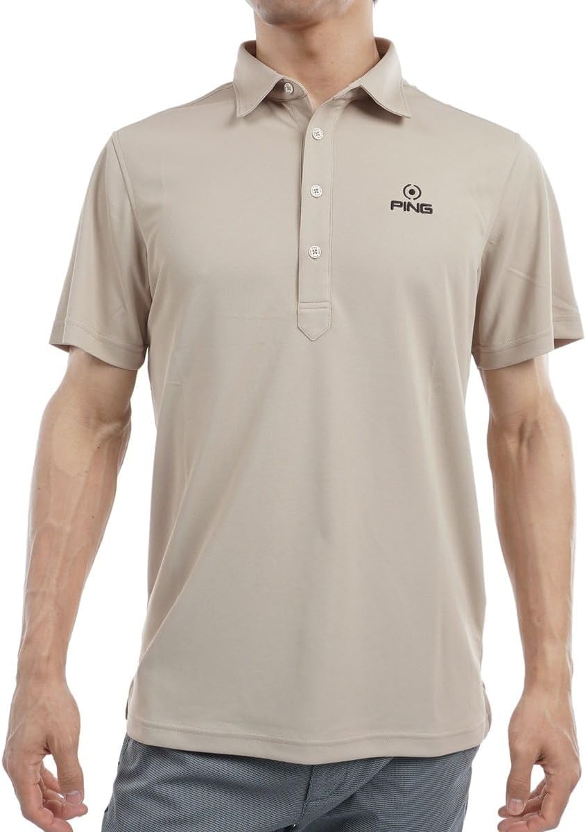 Мужская поло-рубашка Ping с коротким рукавом (защита от УФ-излучения и испарительное охлаждение) / для гольфа / 621-4260811, бежевый
Мужская поло-рубашка Ping с коротким рукавом (защита от УФ-излучения и испарительное охлаждение) / для гольфа / 621-4260811, бежевый