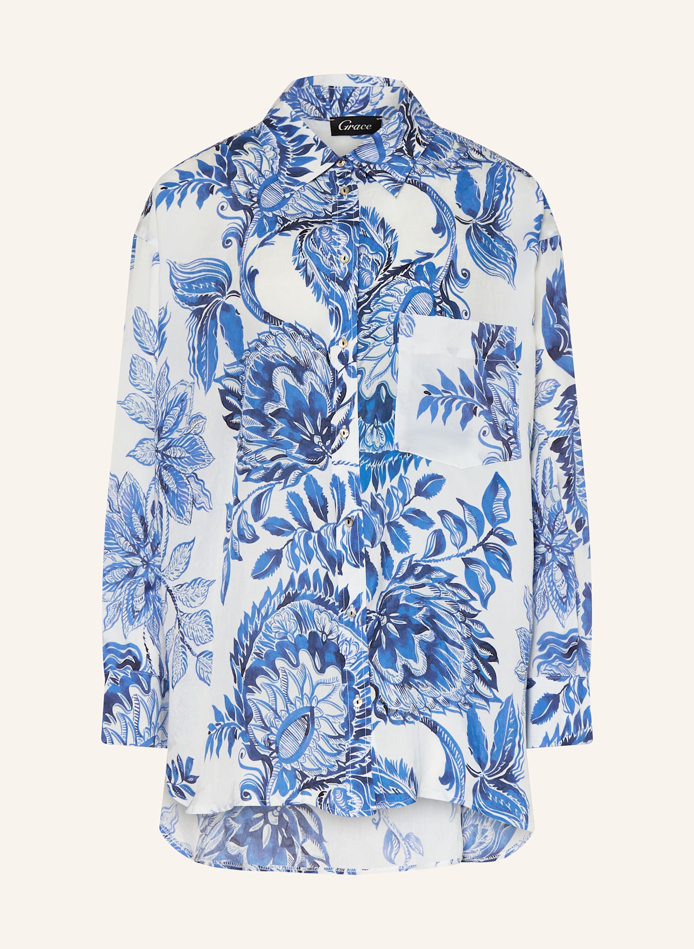 Атласная блузка-рубашка Grace, мультиколор
Атласная блузка-рубашка Grace, мультиколор