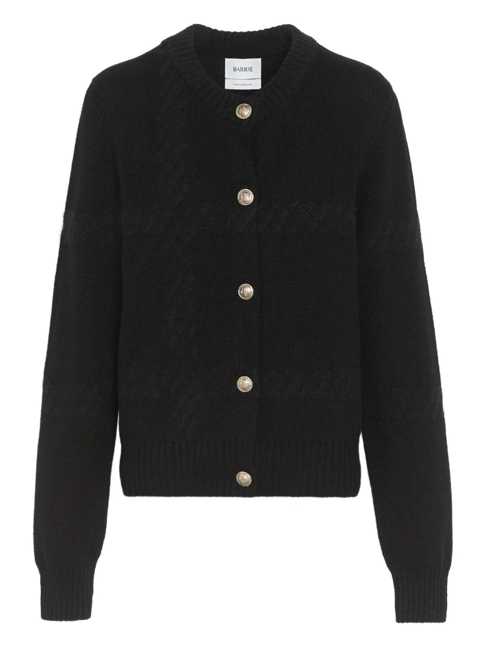 Кардиган с круглым вырезом Barrie, черный
Кардиган с круглым вырезом Barrie, черный