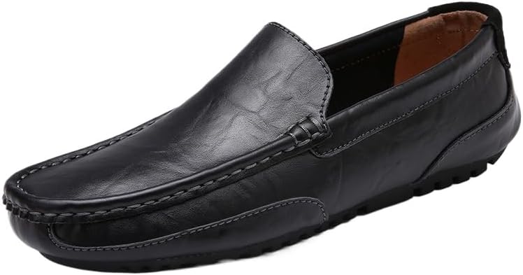 Мужские премиальные лоферы HCHCTRY из натуральной кожи, удобные слипоны, дышащие туфли, модные тапочки, черный
Мужские премиальные лоферы HCHCTRY из натуральной кожи, удобные слипоны, дышащие туфли, модные тапочки, черный