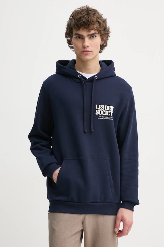 Хлопковая толстовка Les Deux, темно-синий
Хлопковая толстовка Les Deux, темно-синий