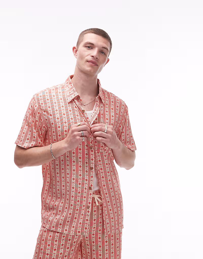 Терракотовая рубашка с вышивкой Bloom Parlez
Терракотовая рубашка с вышивкой Bloom Parlez