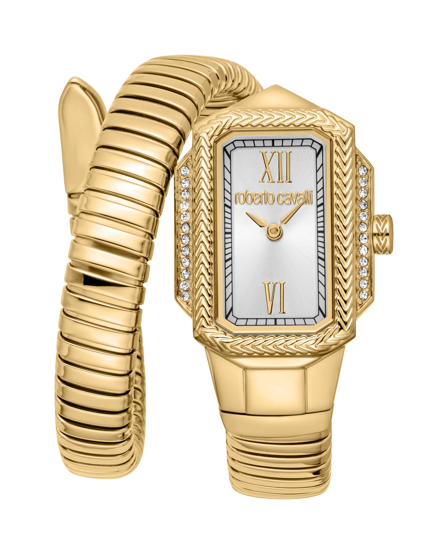 Женские часы Roberto Cavalli из нержавеющей стали с изображением змеи, золотой
Женские часы Roberto Cavalli из нержавеющей стали с изображением змеи, золотой