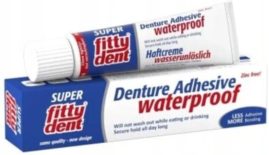 Суперсильный клей для зубных протезов, 40 г Fittydent
Суперсильный клей для зубных протезов, 40 г Fittydent