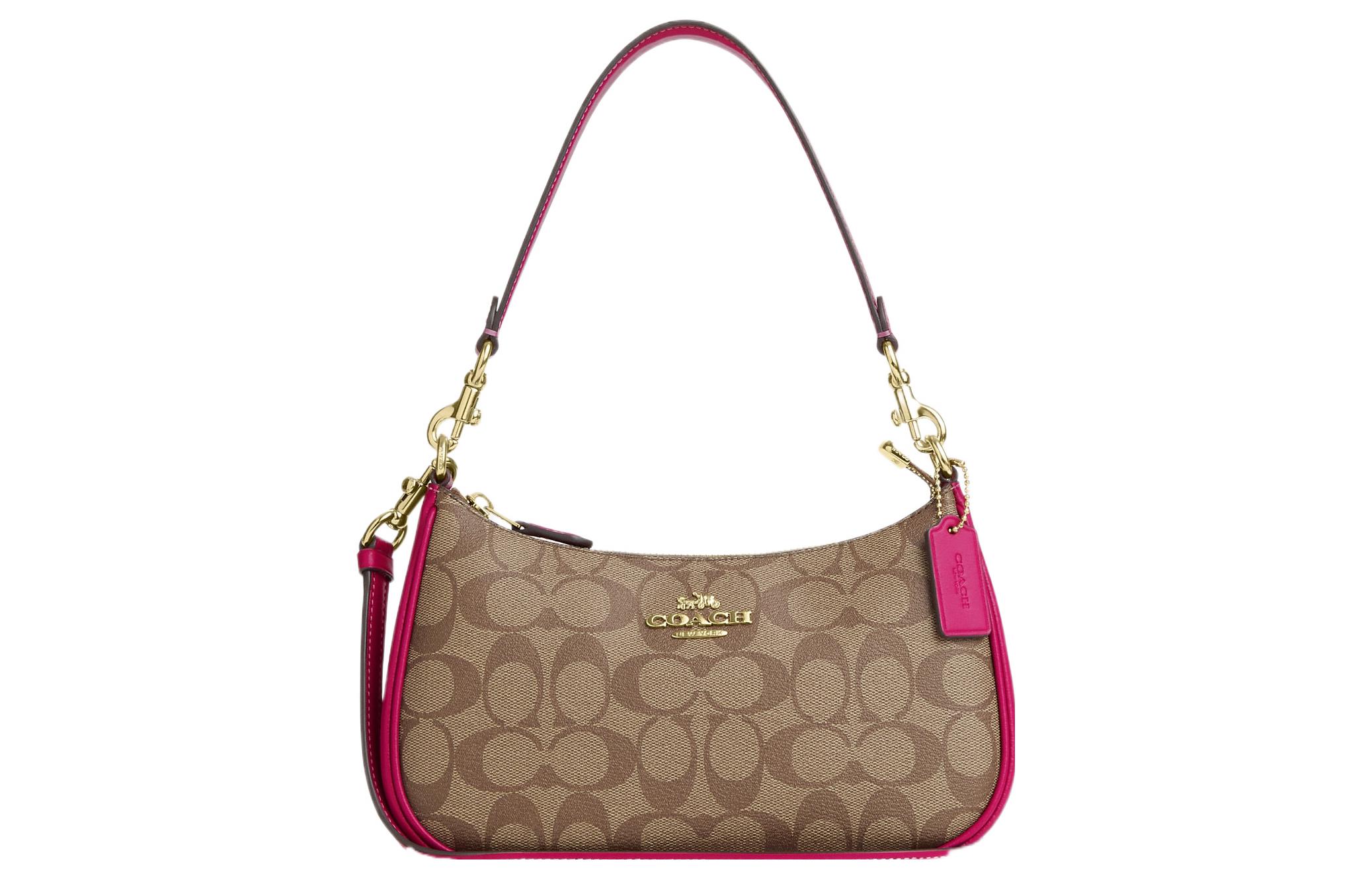 Сумка Teri Canvas With Leather, холщовая сумка, через плечо, женская среднего размера фиолетовая и хаки COACH
Сумка Teri Canvas With Leather, холщовая сумка, через плечо, женская среднего размера фиолетовая и хаки COACH