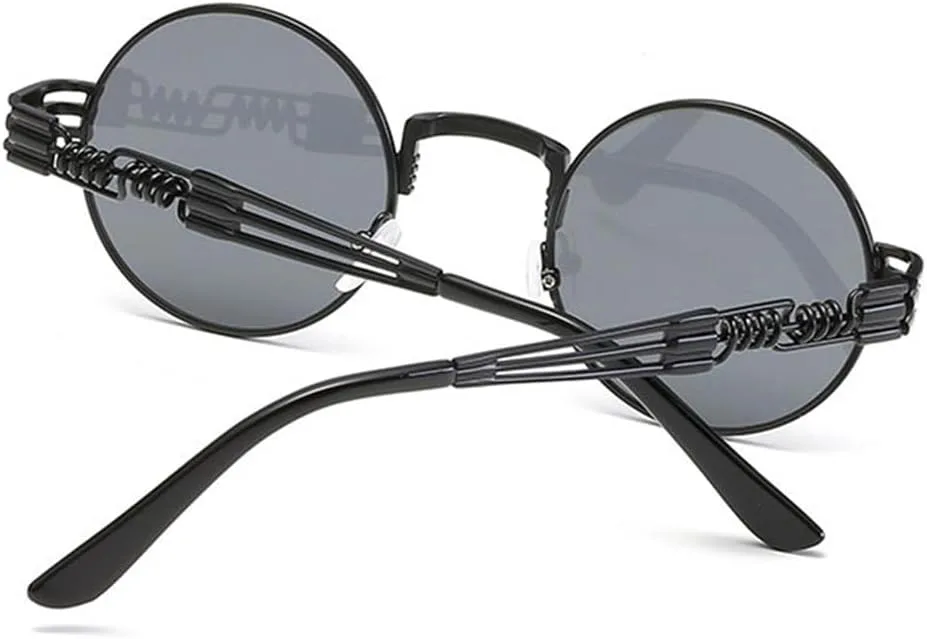 Круглые солнцезащитные очки в стиле стимпанк для мужчин и женщин, металлические, винтажные солнцезащитные очки с защитой от УФ-излучения UV400 VFDHN, Gold Frame Gold
Круглые солнцезащитные очки в стиле стимпанк для мужчин и женщин, металлические, винтажные солнцезащитные очки с защитой от УФ-излучения UV400 VFDHN, Gold Frame Gold