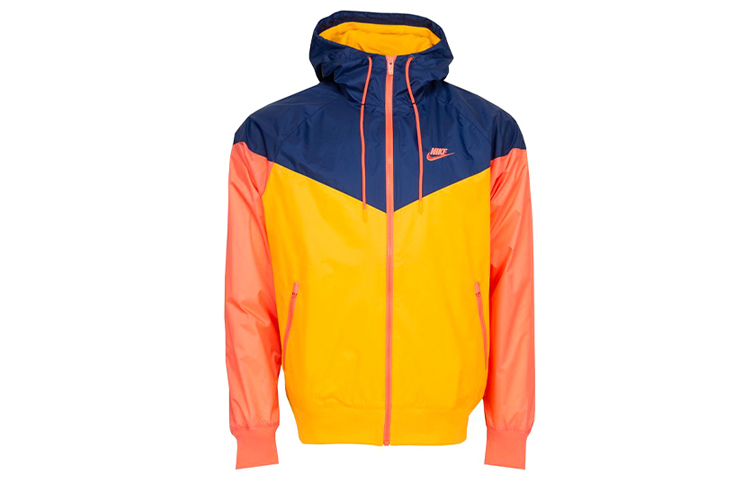 Куртка мужская желто-синяя разноцветная Nike 
Куртка мужская желто-синяя разноцветная Nike