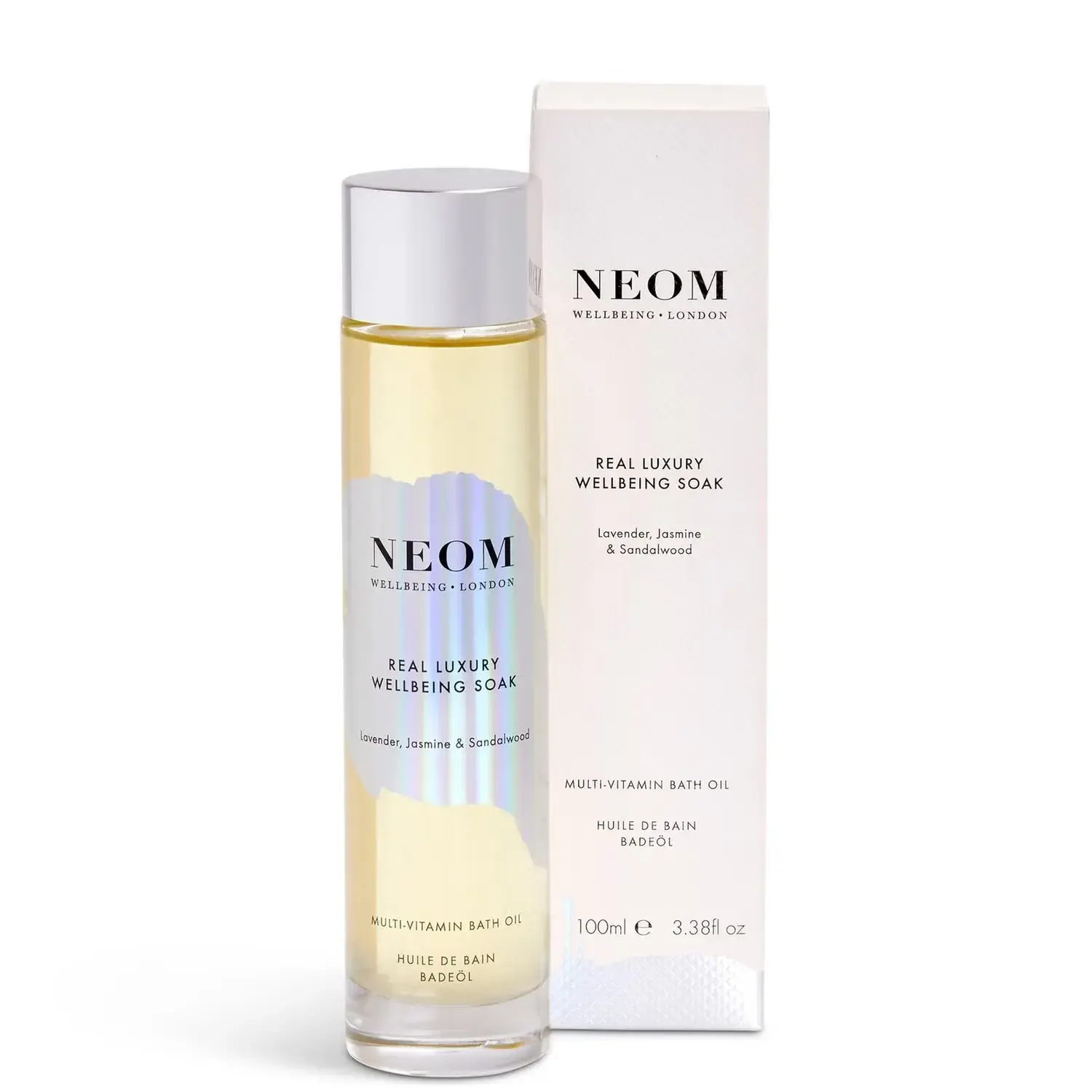 Real Luxury Wellbeing Soak Мультивитаминное масло для ванн 100 мл Neom
Real Luxury Wellbeing Soak Мультивитаминное масло для ванн 100 мл Neom