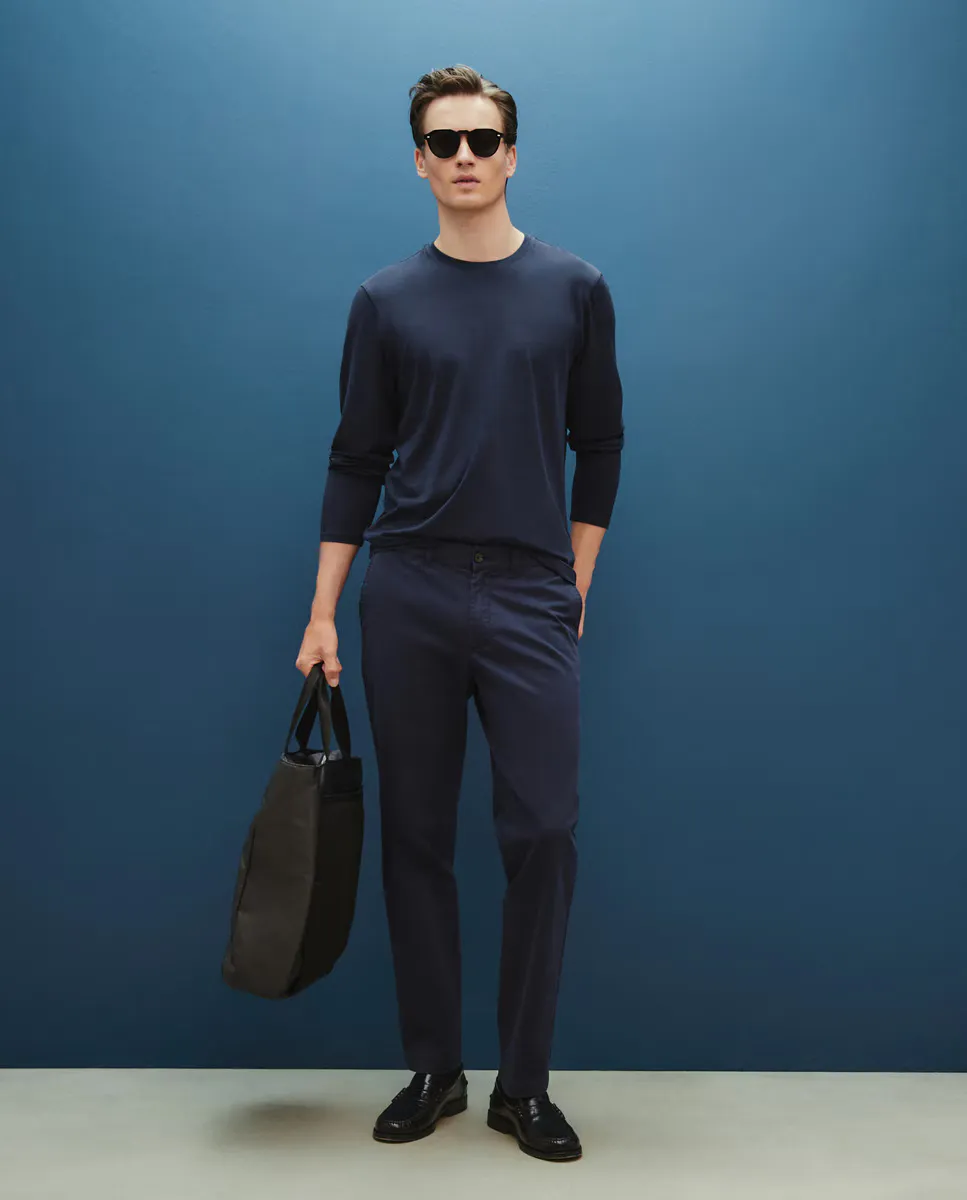 Мужские повседневные брюки с резинкой на талии из обычного хлопка-эластомера Dustin, темно-синий
Мужские повседневные брюки с резинкой на талии из обычного хлопка-эластомера Dustin, темно-синий