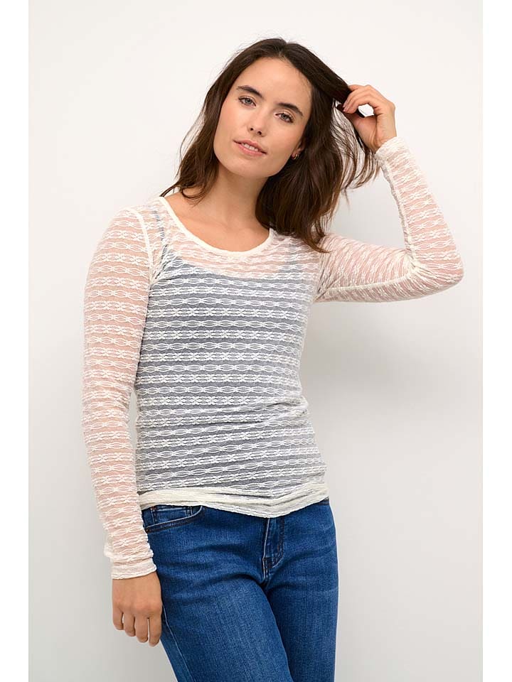 Лонгслив Kaffe, кремовый
Лонгслив Kaffe, кремовый