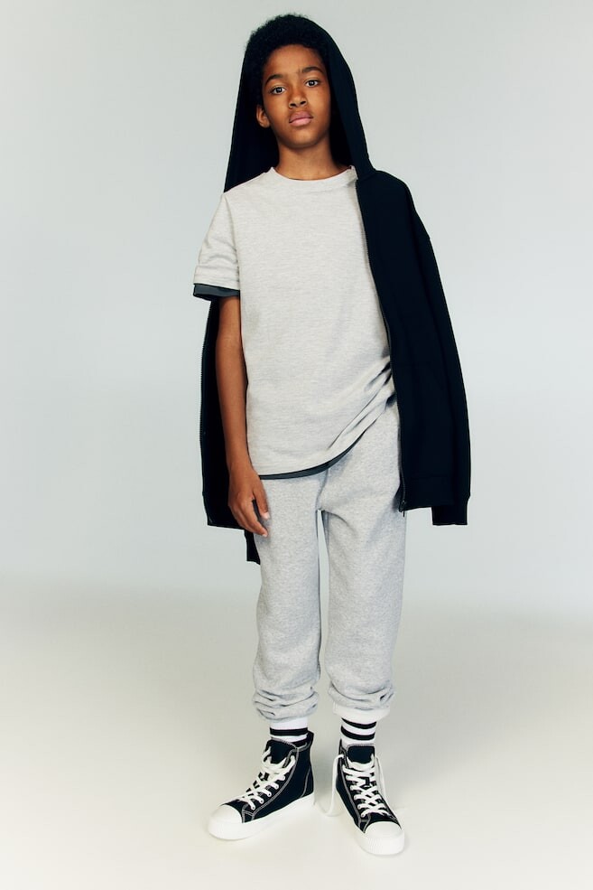 Джоггеры из хлопкового пота H&M, серый
Джоггеры из хлопкового пота H&M, серый