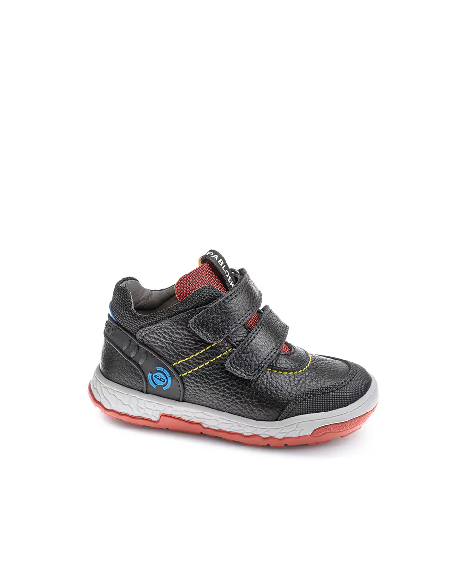 Ботинки для мальчика из кожи и технического текстиля с застежкой на липучку Pablosky, черный
Ботинки для мальчика из кожи и технического текстиля с застежкой на липучку Pablosky, черный