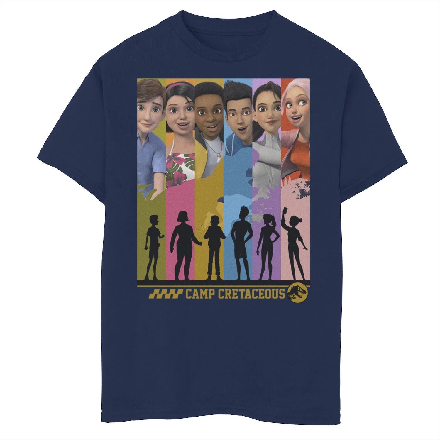 Футболка с графическим изображением «Мир юрского периода: лагерь мелового периода для групповых снимков» для мальчиков 8–20 лет Jurassic World
Футболка с графическим изображением «Мир юрского периода: лагерь мелового периода для групповых снимков» для мальчиков 8–20 лет Jurassic World