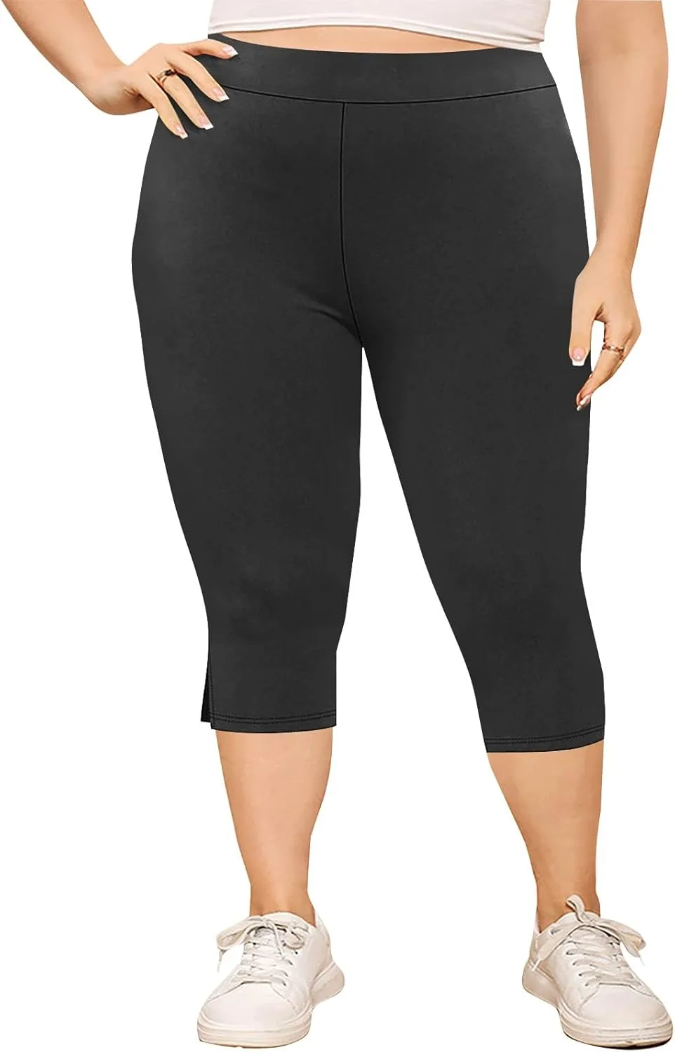 FQZWONG женские капри-леггинсы Plus Size с высокой талией и эффектом контроля живота
FQZWONG женские капри-леггинсы Plus Size с высокой талией и эффектом контроля живота