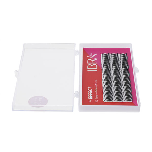 Пучки ресниц 11 мм, 120 шт./1 упаковка. Ibra Makeup V effect b
Пучки ресниц 11 мм, 120 шт./1 упаковка. Ibra Makeup V effect b